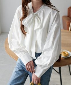 Discoat 「DISCOAT」 長袖ブラウス FREE ホワイト レディース