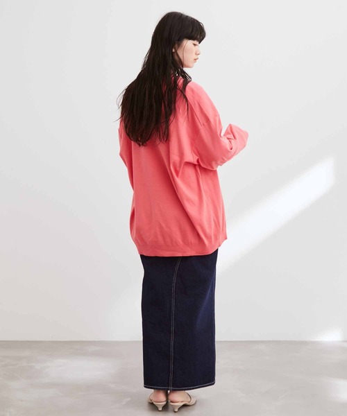 ADAM ET ROPE' 「ADAM ROPE'」 カーディガン M ライトグリーン メンズ - 画像 (4)