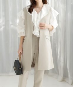 RANAN 「RANAN」 パンツスーツ M サンドグレー レディース