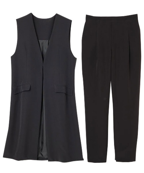 RANAN 「RANAN」 パンツスーツ M サンドグレー レディース - 画像 (4)