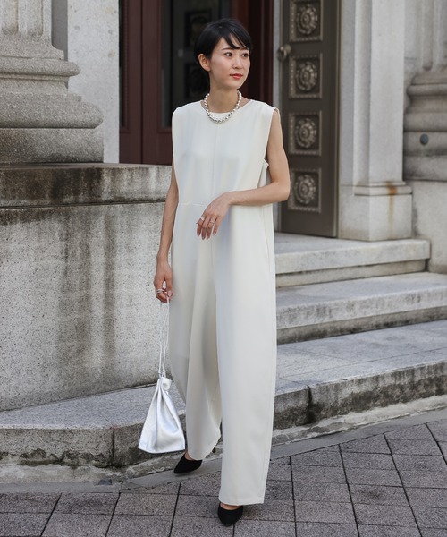 Bonjour Sagan 「Bonjour Sagan」 オールインワン M アイボリー レディース