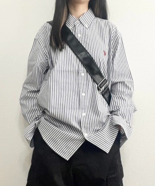 U.S. POLO ASSN. 「U.S. ASSN.」 長袖シャツ L ライラック レディース - 画像 (8)