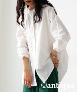 antiqua 「antiqua」 「patterntorso」長袖ブラウス FREE オフホワイト レディース
