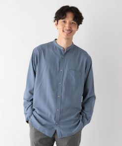 GLOBAL WORK 「GLOBAL WORK」 長袖シャツ SMALL ブルー メンズ