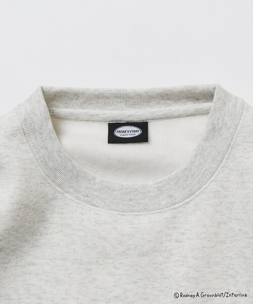 FREAK'S STORE トレーナー スウェット 限定展開 Thunder Bunny/サンダーバニー/別注 ビッグシルエット サガラ刺繍 クルーネックスウェット メンズ レデ - 画像 (8)