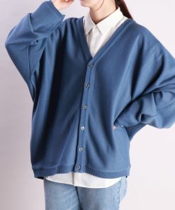 WESTSEA 「WESTSEA」 「cathy’s closet」ニットカーディガン L グレイッシュブルー メンズ