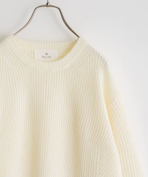 URBAN RESEARCH Sonny Label 「URBAN Label」 長袖ニット MEDIUM グレー メンズ - 画像 (3)