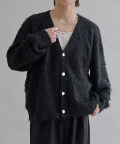 epnok カーディガン シルバーボタンシャギーカーディガン メンズ レディース