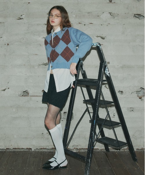 ad thie パンツ シャギーニット ショートパンツ レディース - 画像 (5)