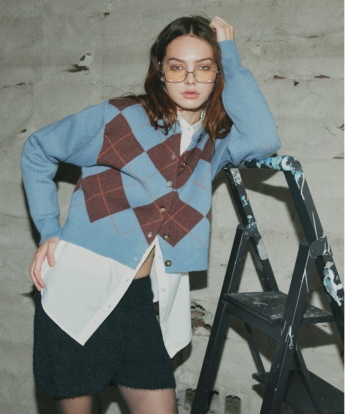 ad thie パンツ シャギーニット ショートパンツ レディース - 画像 (7)