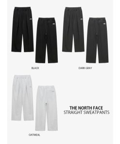 THE NORTH FACE ノースフェイス ワイドパンツ STRAIGHT SWEATPANTS ストレート スウェットパンツ パンツ メンズ レディース 男性用 女性用 NP6KN52J/K/L