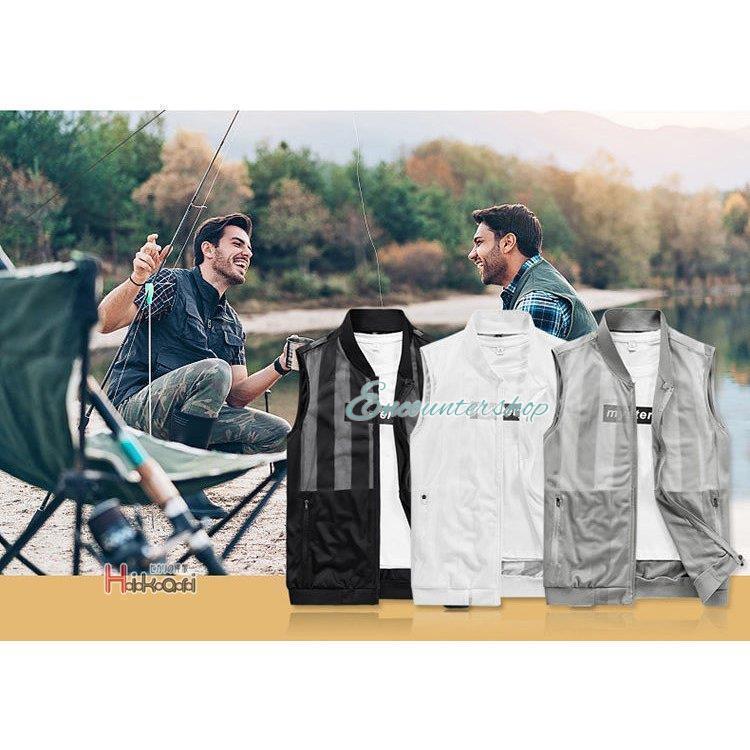 メンズ 夏用 前開き ジレ メッシュ 大きい カジュアル アウトドア 羽織 釣り スポーツ 2022夏 - 画像 (8)