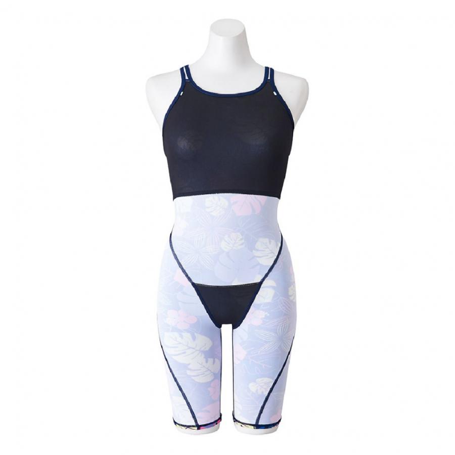 MIZUNO ミズノ レディス 水泳 水着 競泳練習用 TERAKAWA AYA COLLECTION エクサースーツ ハーフスーツ N2MGB27424 - 画像 (5)