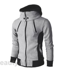 ジップアップパーカ ジップアップパーカー 重ね着風 パーカー 秋冬 ジップアップ パーカ メンズ プレゼント ギフト 春 春服 春物