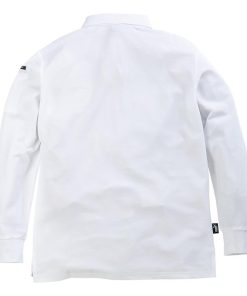 作業ウェア PUMA 長袖ポロシャツ ホワイト 3Lサイズ 取寄品 WORKWEAR(プーマワークウェア PW-4024A