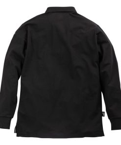 作業ウェア PUMA 長袖ポロシャツ ブラック Sサイズ 取寄品 WORKWEAR(プーマワークウェア PW-4024A