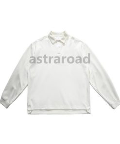 ポロシャツ 長袖 polo トップス 長袖ポロ 秋服 秋物 無地 ゆったり メンズ レディース ファッション