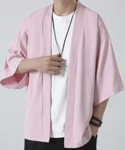 ライトアウター 接触冷感 和式 アウター 羽織 大人用 春夏 上着 トップス サマーカーディガン 和風 作務衣 ャツ  カーディガン 大きい