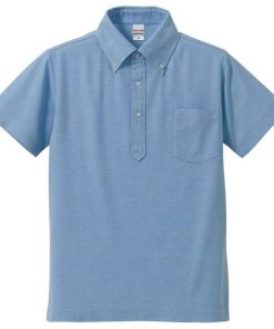 United Athle ポロシャツ 半袖 ボタンダウン 胸ポケット 鹿の子 ドライ 速乾 UVカット 消臭 メンズ レディース 無地 大きい 大きいサイズ 仕事 ビジネス イベント スタッフ