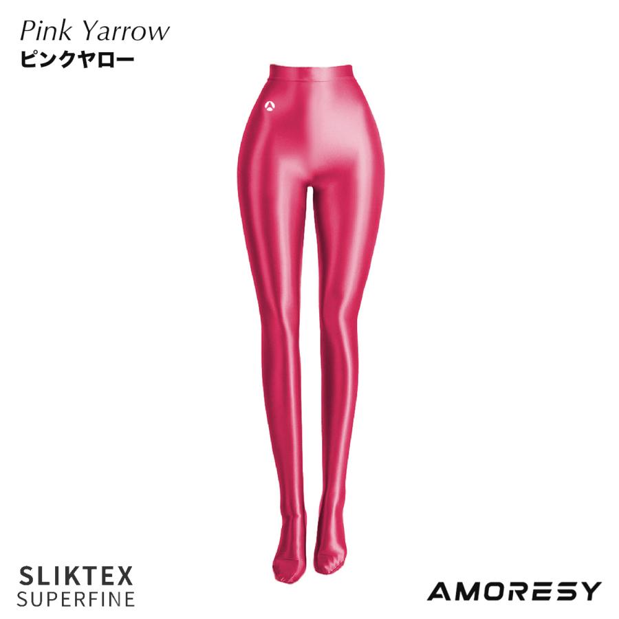 AMORESY アモレシー Eleganza ロゴ タイツ 光沢 美脚 SLIKTEX Superfine 極薄 シアー ツルピタ フータータイツ レギンス グラビア メンズ コスプレ 男女兼用 - 画像 (4)