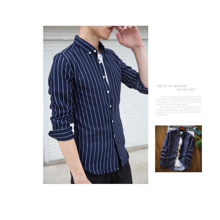 シャツ メンズ 長袖 アロハシャツ ネルシャツ オックスフォードシャツ カジュアルシャツ 白 ストライプ ビジネス チェックシャツ ワークシャツ メンズシャツ - 画像 (2)