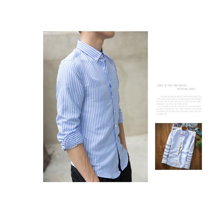 シャツ メンズ 長袖 アロハシャツ ネルシャツ オックスフォードシャツ カジュアルシャツ 白 ストライプ ビジネス チェックシャツ ワークシャツ メンズシャツ - 画像 (7)