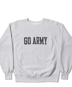 BUZZ RICKSON'S RICKSON’S BR69070 HORIZONTAL KNITTING SWEAT SHIRT “GO ARMY BEAT NAVY”