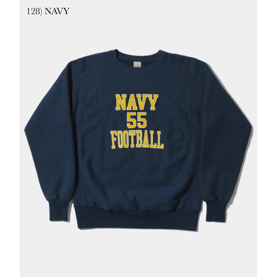 BUZZ RICKSON'S RICKSON’S BR69140 HORIZONTAL KNITTING SWEAT SHIRTS “NAVY FOOTBALL”