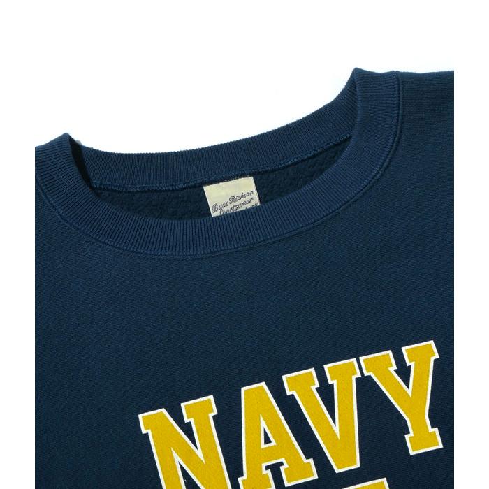 BUZZ RICKSON'S RICKSON’S BR69140 HORIZONTAL KNITTING SWEAT SHIRTS “NAVY FOOTBALL” - 画像 (3)