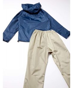 カジメイク ナモラダ レインスーツ フェミニンII 4780 デニム LL 7480-45-LL 上下セット レインウェア 雨具 上下 女性用 ウインドブレーカー ブルー