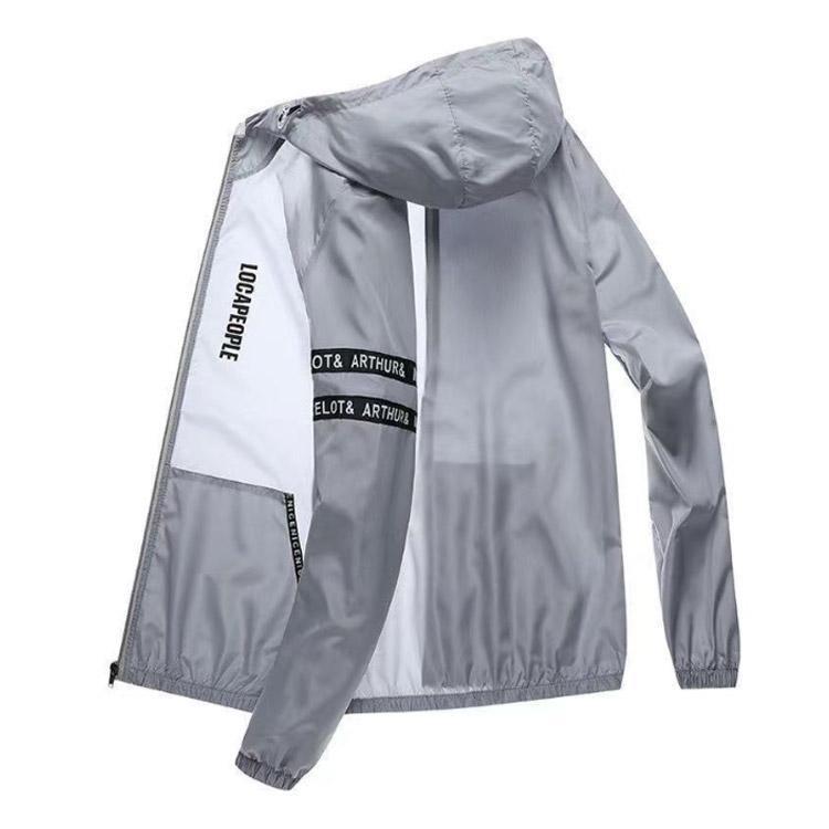 UVカット ロゴ パーカー ラッシュガード ポケットあり 涼しい フード付き メンズ 薄手 ジップアップ 涼感 ラッシュパーカー 日焼け対策 サマーパ