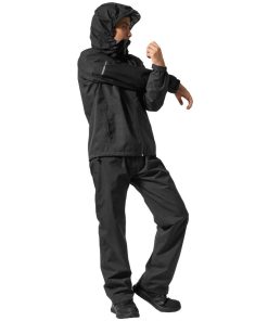 マック(Makku) マック フレックスフィットレインスーツ ブラック L (AS51302I 7015)