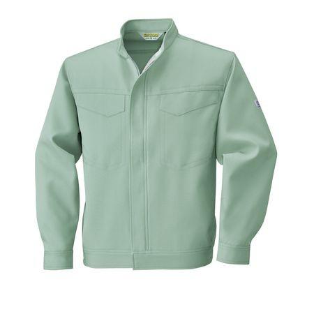 4930269145142 ECO WORLD 2647 ポケツトレスジヤケツト 色:グリーンXシルバーグレー サイズ:L