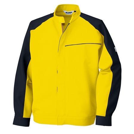 4930269189467 ECO WORLD 2637 ポケットレスジャケット 色:イエローXブラック サイズ:L