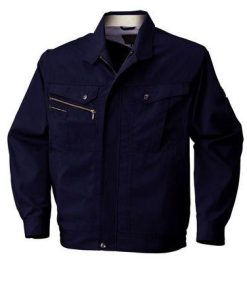 4930269260661 Early Bird 417 ナガソデジヤケツト 色：ネイビーXシルバーグレー サイズ：LL