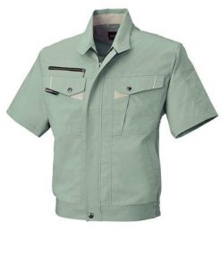 4930269264041 bigborn 468 ハンソデジヤケツト 色：アースグリーンXシルバーグレー サイズ：L