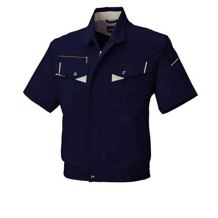 4930269264294 bigborn 468 ハンソデジヤケツト 色:ネイビーXシルバーグレー サイズ:LL