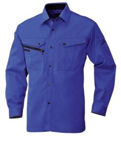 4930269280300 Early Bird 717 ナガソデシヤツ 色：ブルー サイズ：S