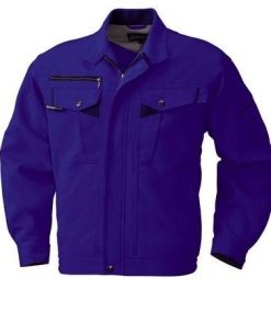 4930269286494 bigborn 766 ナガソデジヤケツト 色：ロイヤルブルーXネイビー サイズ：4L