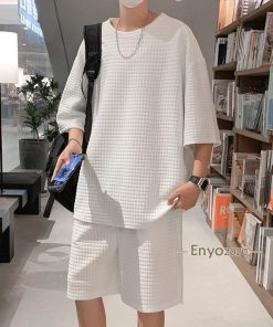 セットアップ メンズ 上下セット 夏 涼しい 半袖 Tシャツ ショートパンツ パジャマ トップス