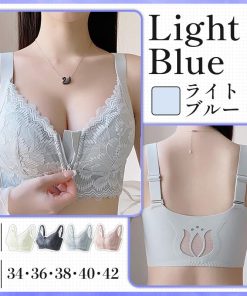 フロントホックブラ 大きな胸を 小さく見せるブラ 大きいサイズ ぶら ナイトブラ ブラジャ− 補正 ノンワイヤーブラ ワイヤーなし 涼しい