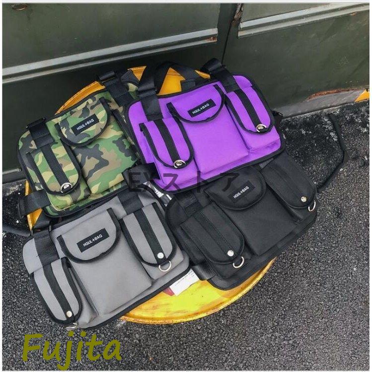 ユーティリティーベスト ボディバッグ チェストリグ 軽量 フリーサイズ ファッションメンズ レディース お洒落 魅力 多機能 メンズベスト 韓国 - 画像 (2)