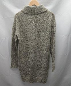 ◇ CLASSICAL ELF クラシカルエルフ セーター ハイネック ロング モックネック プルオーバー ニット Mサイズ グレー レディース E