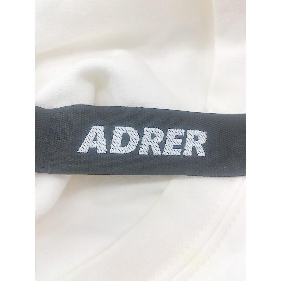 ◇ ADRER アドラー おしゃれ カジュアル 裾ジップ 長袖 Tシャツ カットソー サイズM ホワイト系 メンズ E - 画像 (2)