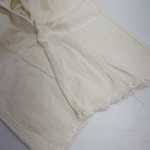 ◇ Θ Classical Elf クラシカルエルフ 裾フリンジ デニム バギーパンツ サイズM ホワイト レディース E - 画像 (2)