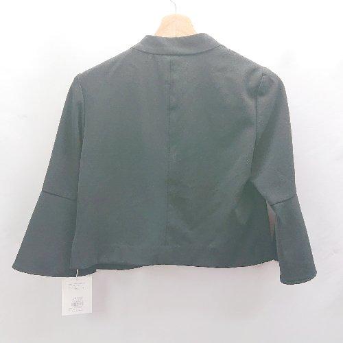 ◇ Θ MERCURYDUO マーキュリーデュオ フォーマル ショート丈 七分袖 ジャケット サイズフリー ブラック レディース E