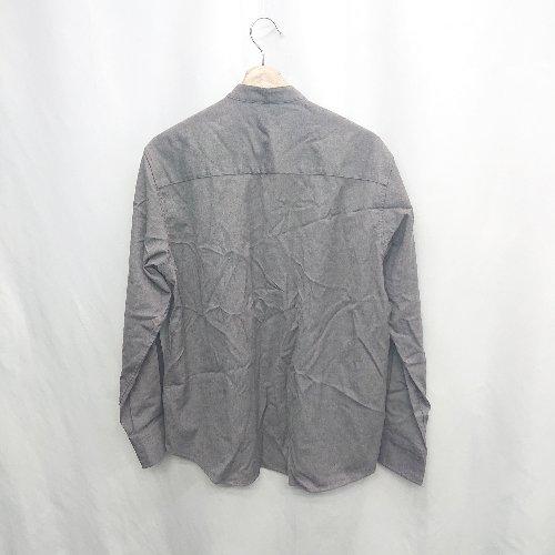 ◇ ⊇ nano universe ナノ ユニバース 長袖 シャツ サイズS グレー系 メンズ E