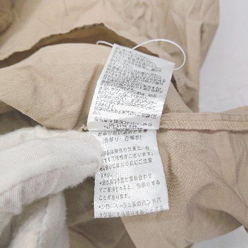 ◇ ⊂ Bonjour Sagan 無地 半袖 膝下丈 ワンピース サイズF ブラウン系 レディース E - 画像 (4)