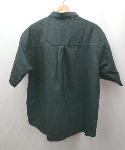 ◇ ◎　⊂　●未使用● MONO-MART モノマート 半袖 無地半袖シャツ サイズM ブラック系 メンズ E