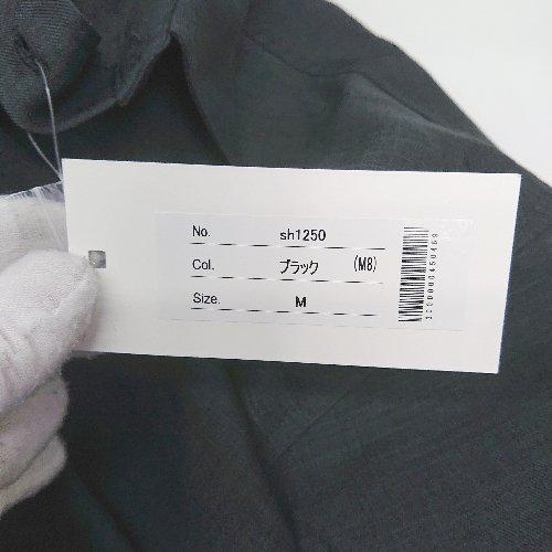 ◇ ◎ ⊂ ●未使用● MONO-MART モノマート 半袖 無地半袖シャツ サイズM ブラック系 メンズ E - 画像 (4)